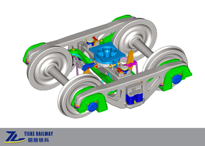 1067mm Cape Gauge Bogie واگن باربری بوگی 20 تن پرداخت بار 80m شعاع منحنی کوچک