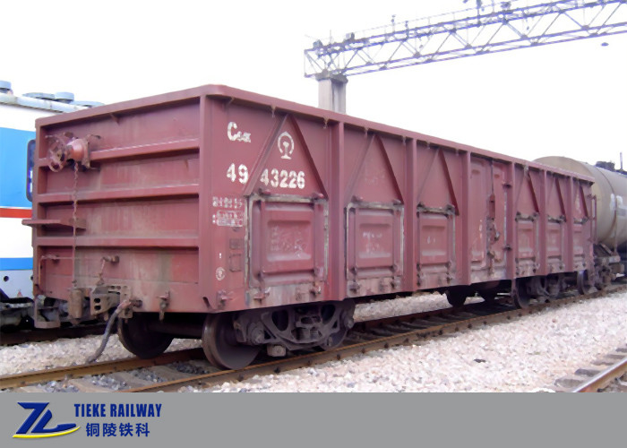 61t بار باز واگن واگن قطار 80 کیلومتر بر ساعت برای کالاهای عمومی