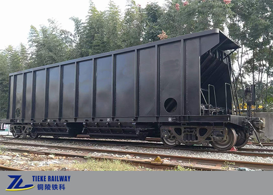90T تخلیه سریع راه آهن سنگ معدن قیف واگن 1435mm گیج AAR ترمز هوا