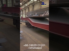 19 متری طول راه آهن چاه وگن مسطح پرداخت بار 40 تن مرکز فشرده اتومبیل مسطح