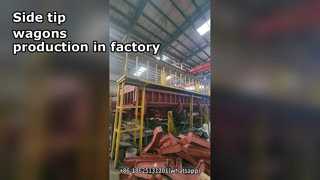 واگن تخلیه جانبی واگن تخلیه سنگهای معدنی سنگریزه بالاست واگنهای راه آهن